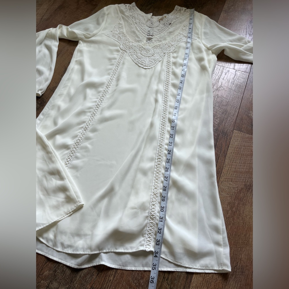 Wrangler NWOT‎ lace long sleeved dress women’s size large - Picture 8 of 14